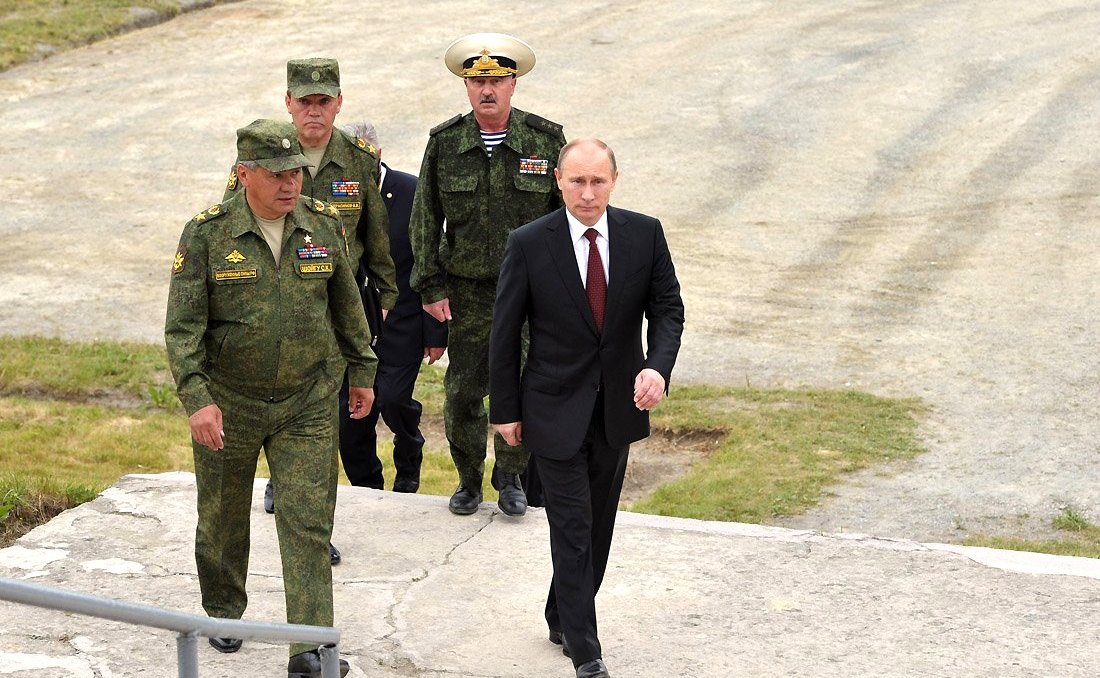 В.В. Путин на полигоне Успенский В.В. Путин на полигоне Успенский